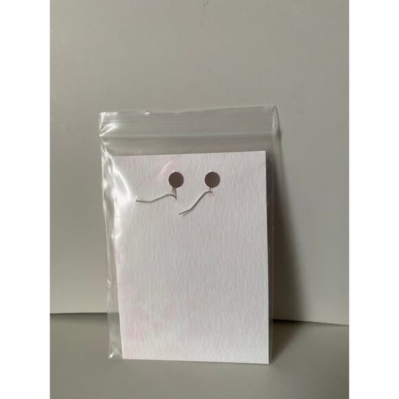 Red tassel earrings fish hook silver metal wires w 1.5 in drop medium great gift - Picture 4 of 4